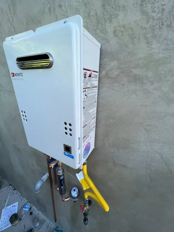 Tankless water heater installation for Brecknock homes