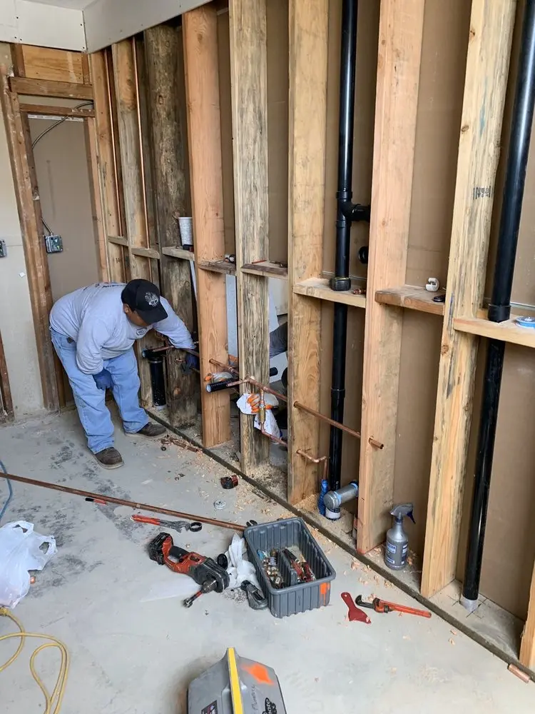 Commercial rough-in plumbing for Trenchless Sewer Repair in Brecknock